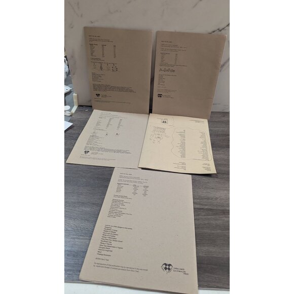 Fanci That Cross-Stitch Pattern Lot Of 5 Folk-Art Christmas Holiday Designs Pre- - Picture 3 of 5